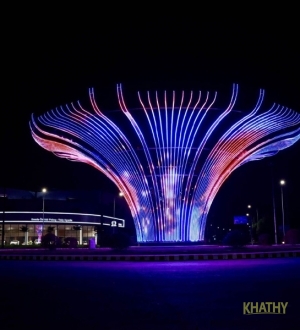 MẪU TRANG TRÍ LED CHIẾU SÁNG VÒNG XOAY ĐẸP 