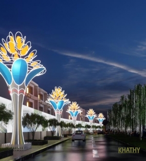 TRANG TRÍ ĐƯỜNG ĐÈN HOA